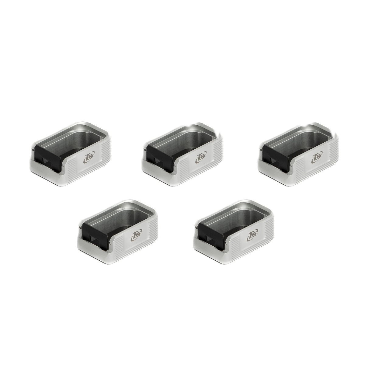 CZ Shadow 2, CZ 75 & SP-01 fondello caricatore alu TS - set di 5 pz | +2 colpi