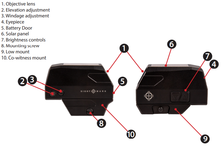 Sightmark Volta Solar Red Dot
