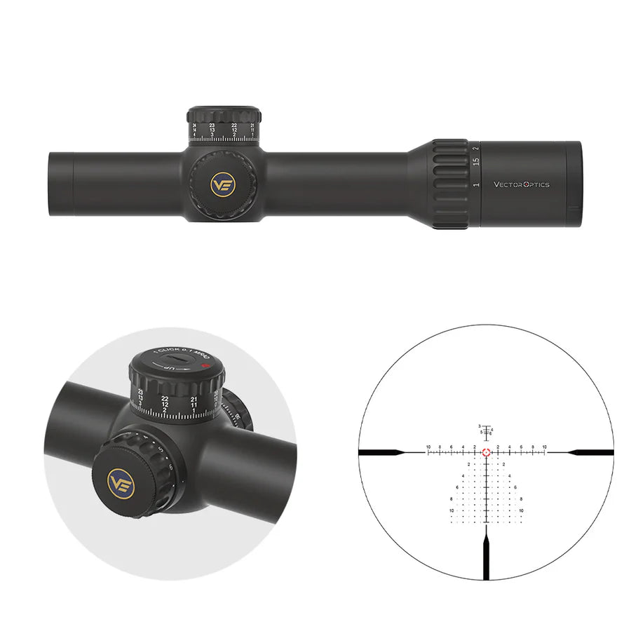 Vector Optics Continental x10 1-10x28 ED RAR-C cannocchiale