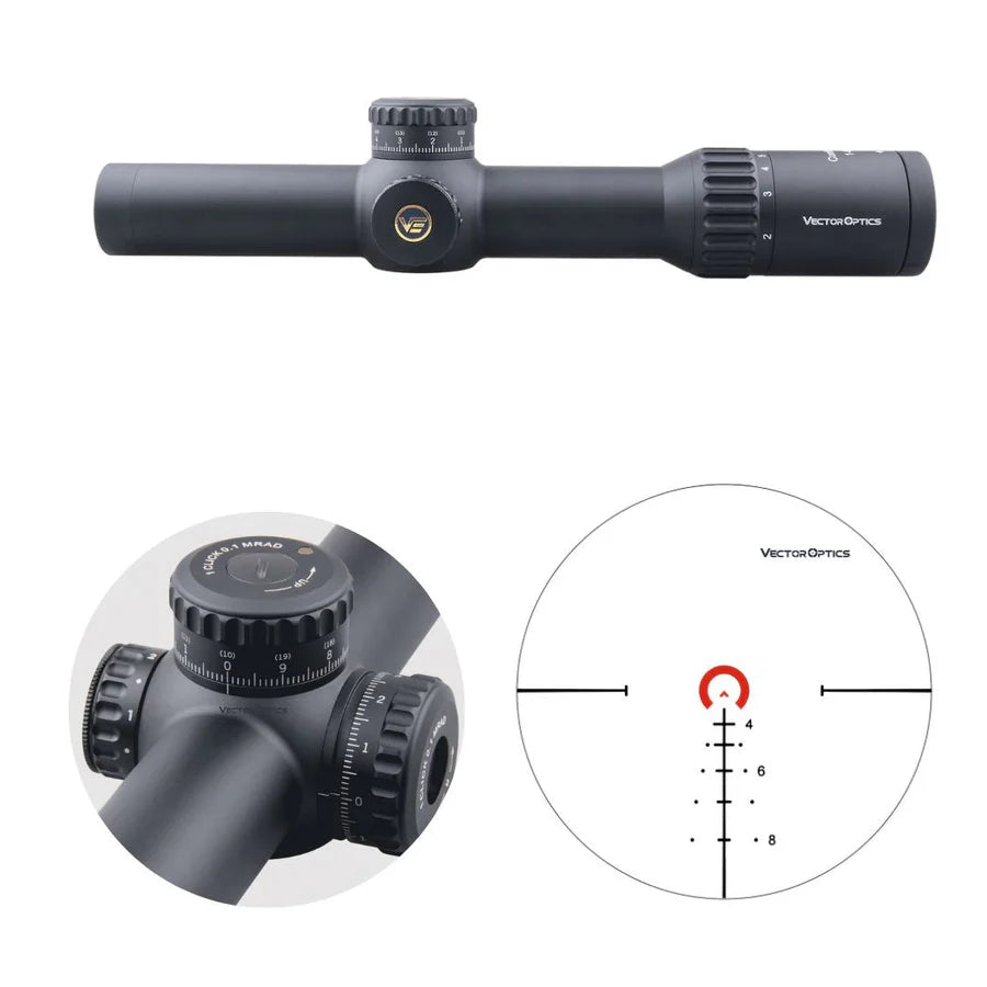 Vector Optics Continental x6 1-6x28FFP cannocchiale