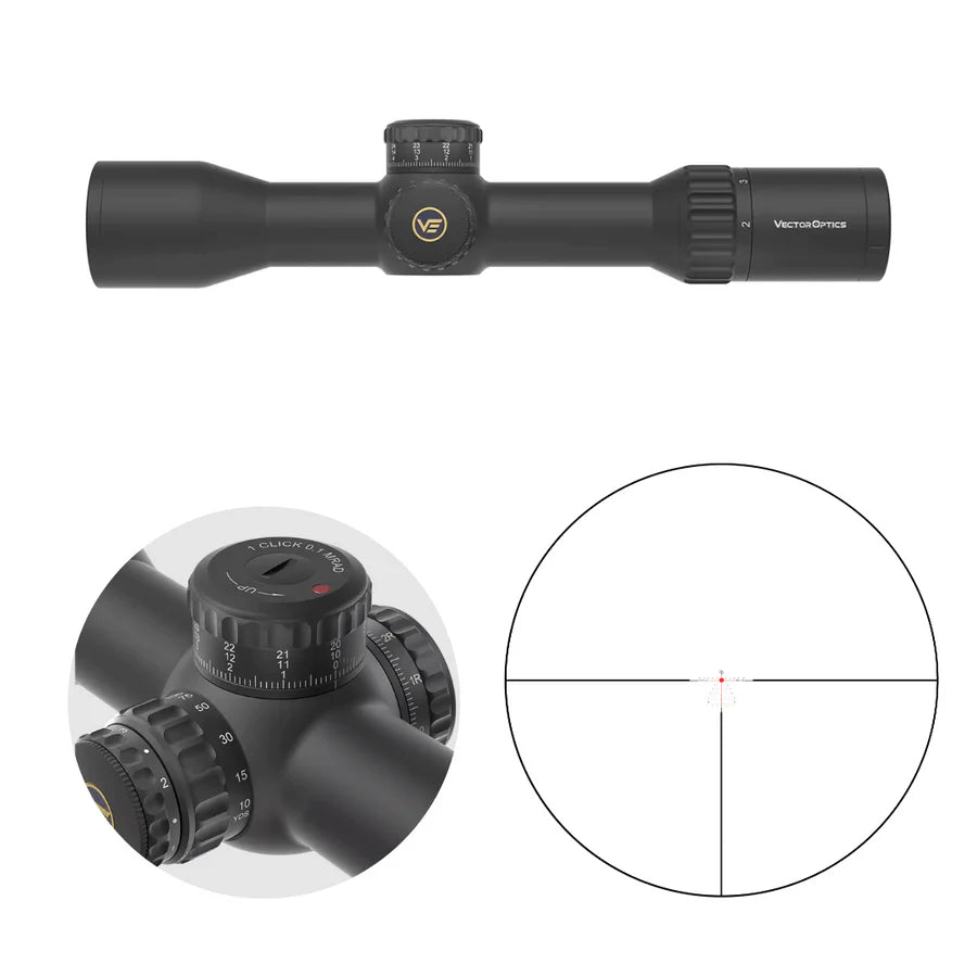Vector Optics Continental x6 2-12x44 CTR MPVO cannocchiale