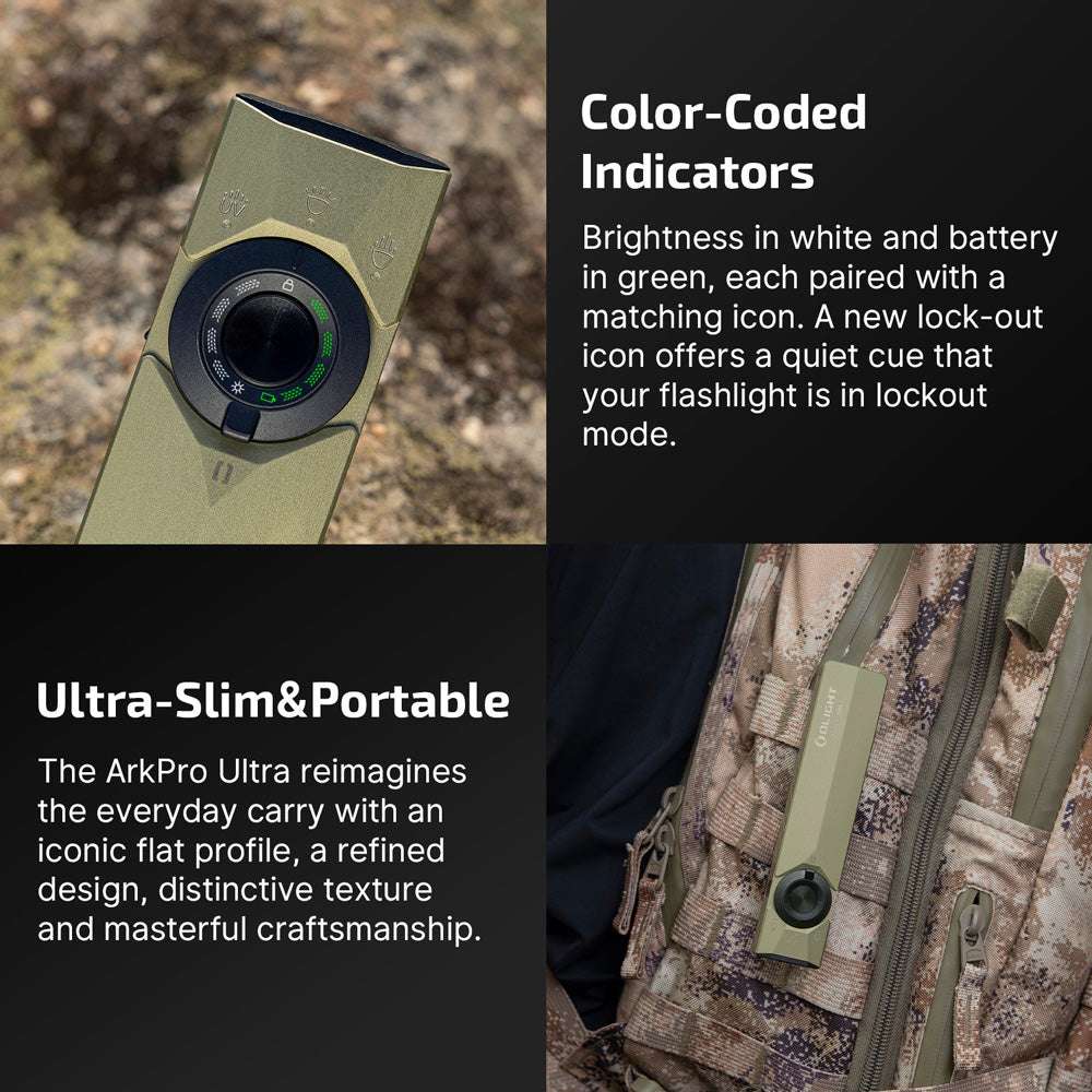 Olight ArkPro Ultra | torcia EDC piatta 4-in-1 | 1.700 lm