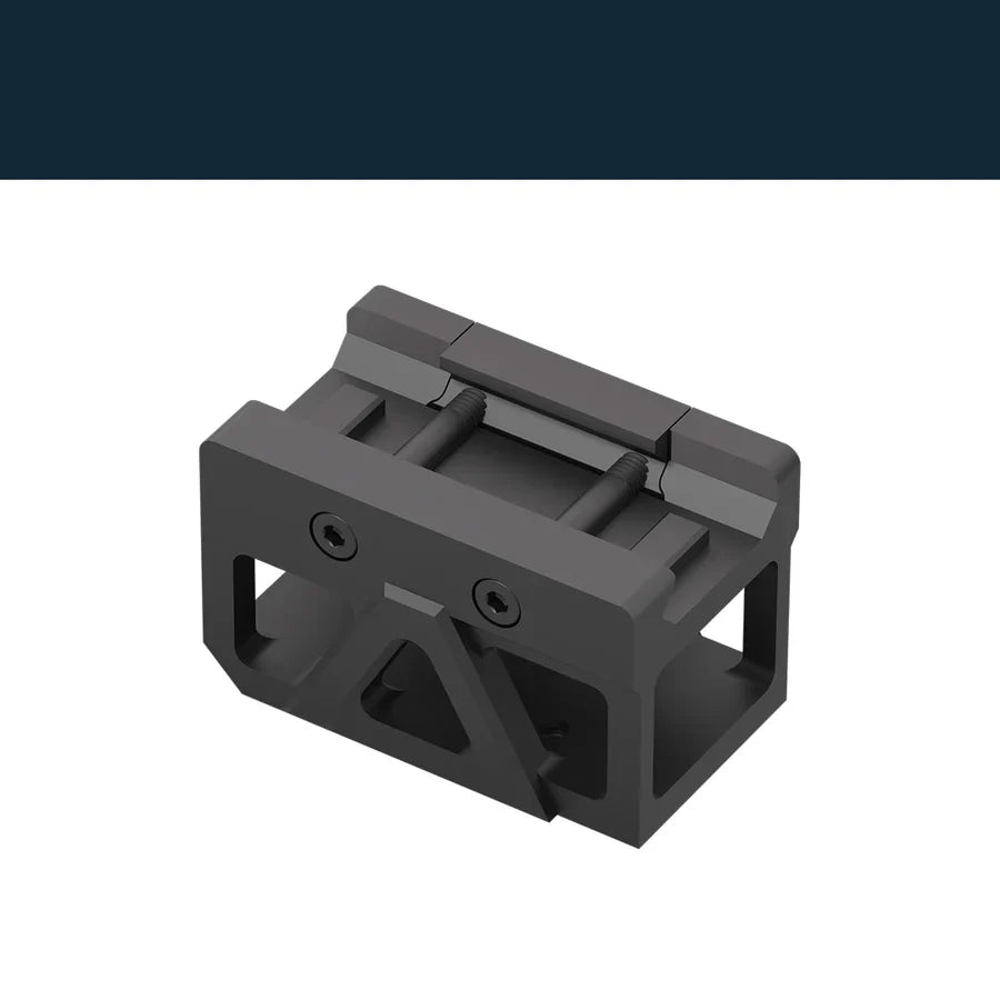 Picatinny attacco red dot con rialzo [32 mm] | C-More RTS impronta 