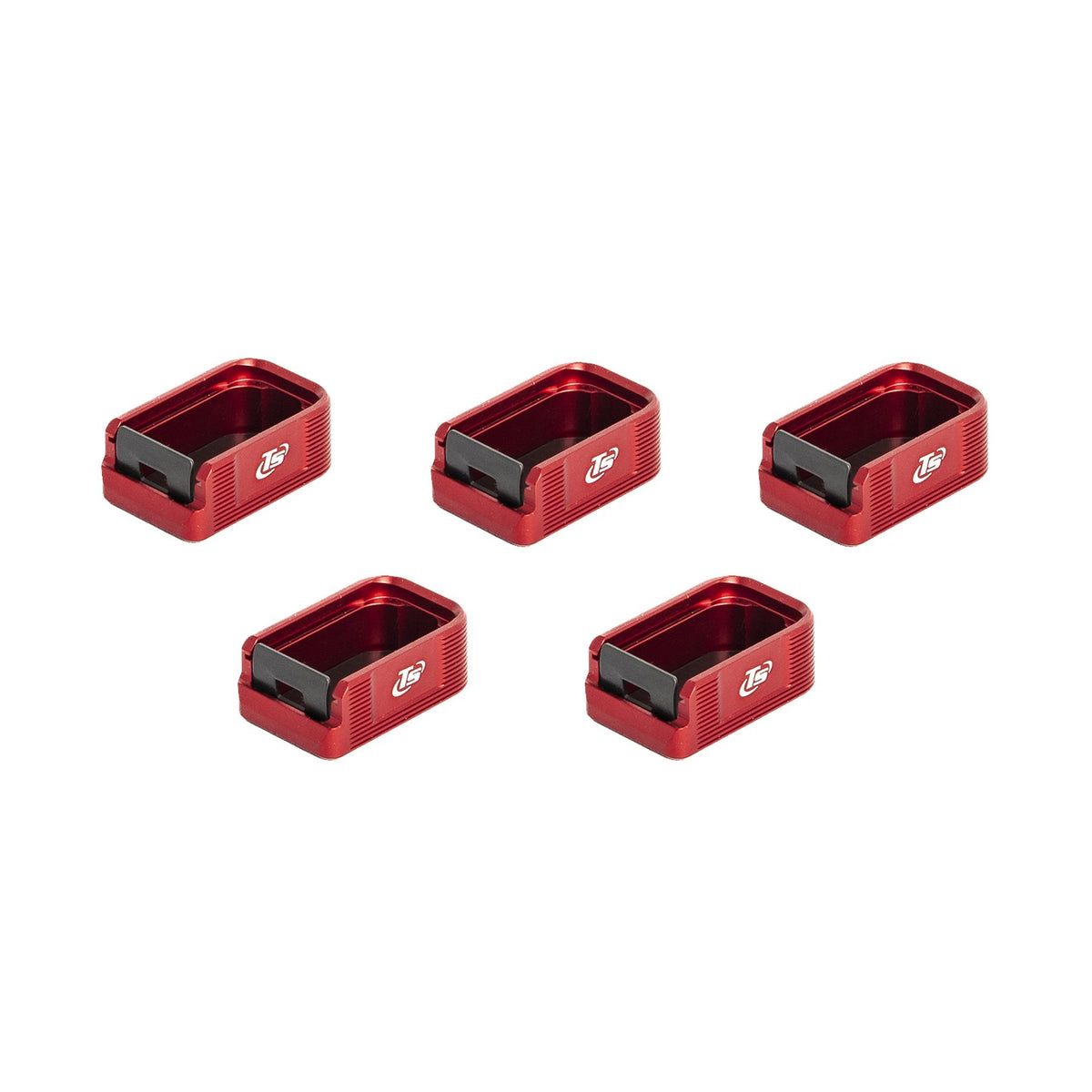 CZ Shadow 2, CZ 75 & SP-01 fondello caricatore alu TS - set di 5 pz | +2 colpi
