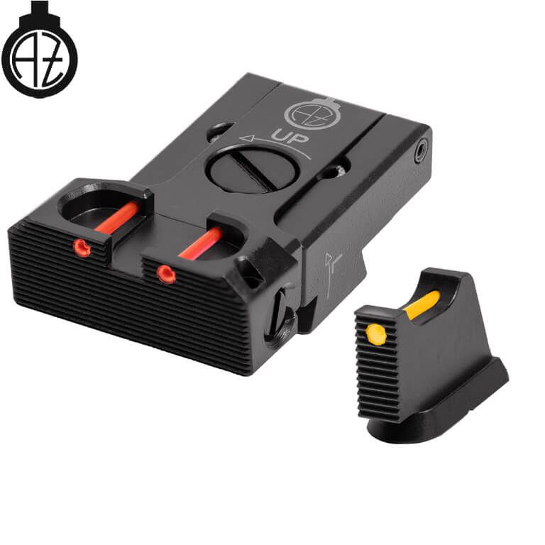 CZ 75B, CZ P-01, CZ 75 SP-01 mire regolabili | fibra ottica B 