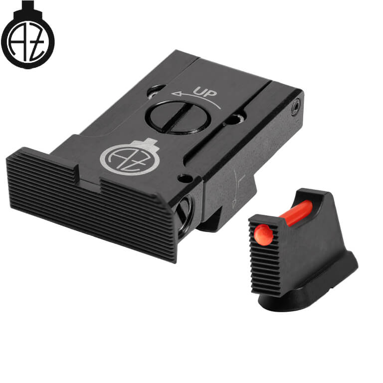 CZ 75B, CZ P-01, CZ 75 SP-01 mire regolabili | fibra ottica A 