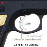 CZ Shadow 2, CZ 75 SP-01 Shadow disconnettore da competizione in ottone