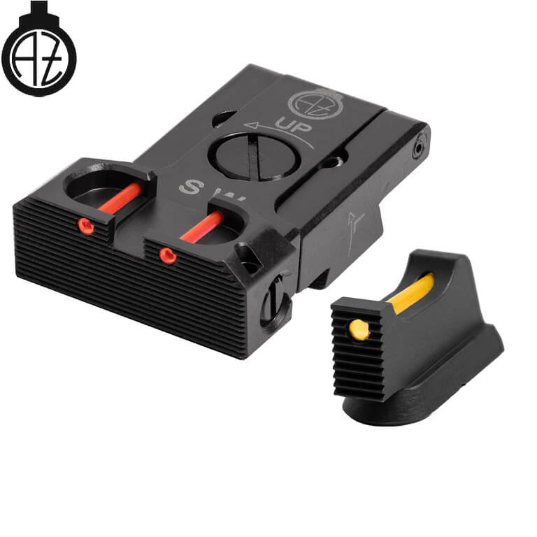 CZ Shadow 2, CZ 75 SP-01 Shadow mire regolabili | fibra ottica B 