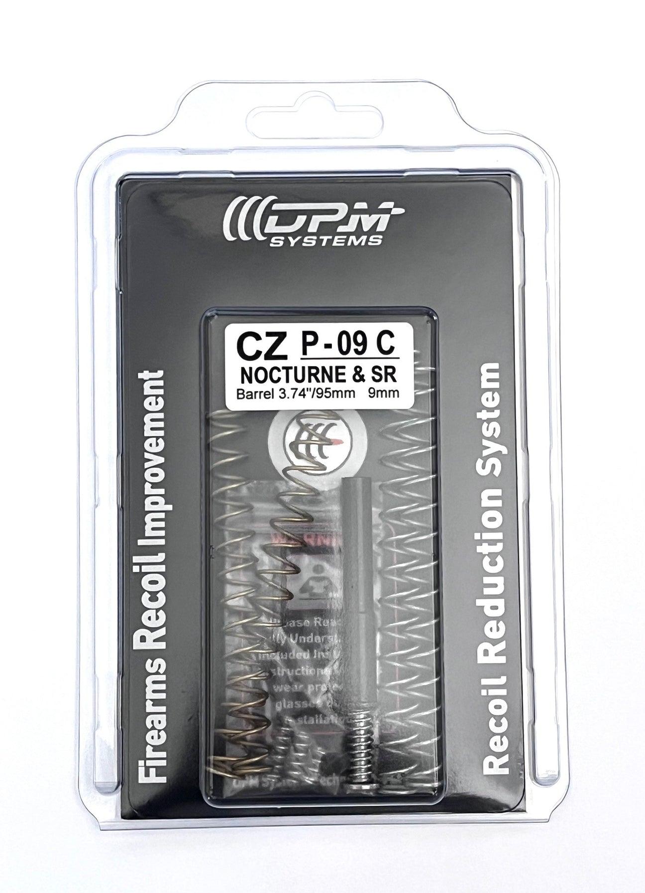 CZ P-09C Nocturne sistema di riduzione del rinculo DPM