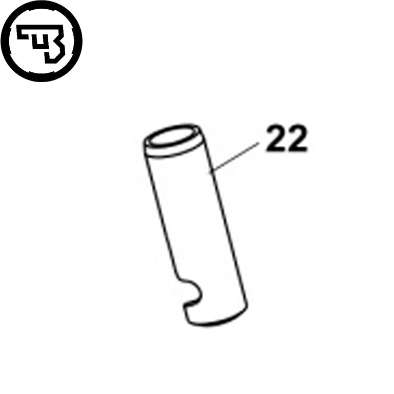 CZ P-01, CZ 75 Compact tappo molla principale [without lanyard loop] | part #22