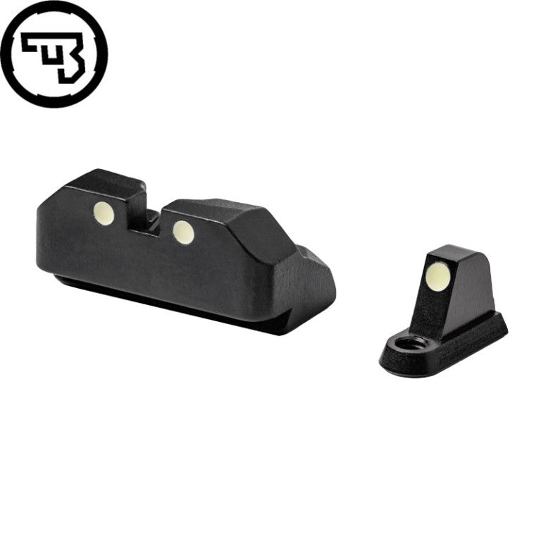 CZ P-10 Optics Ready set mire luminescenti