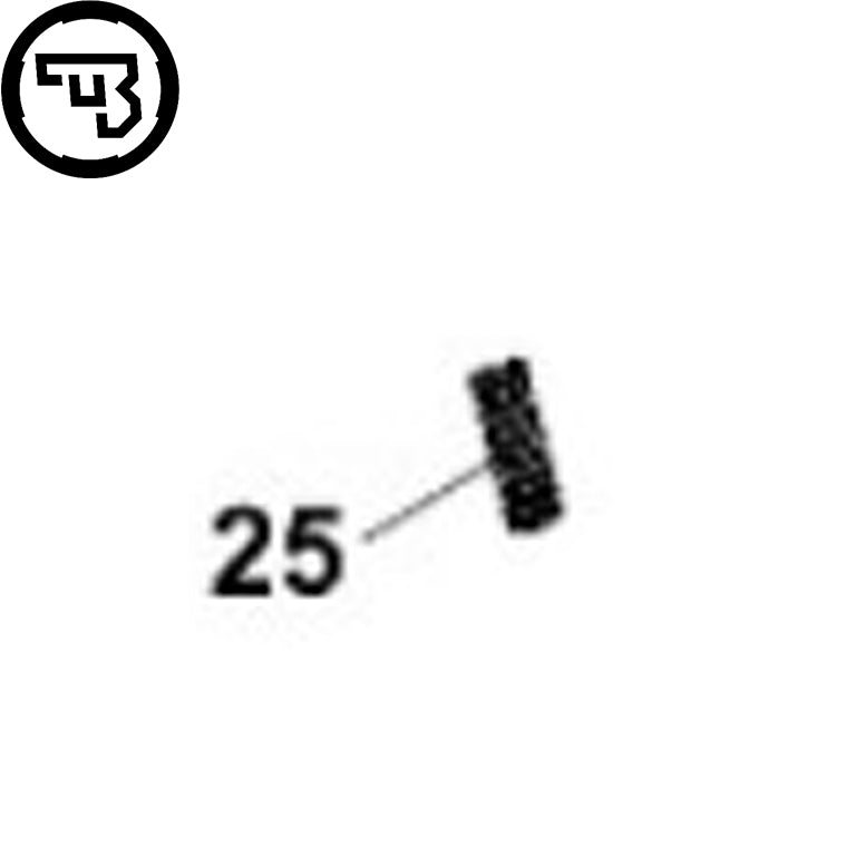 CZ P-10 molla piastra di smontaggio | parte #25