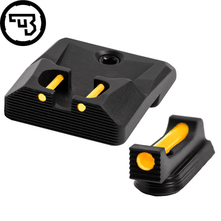 CZ P-10 set mire fisse con fibre ottiche | tipo B