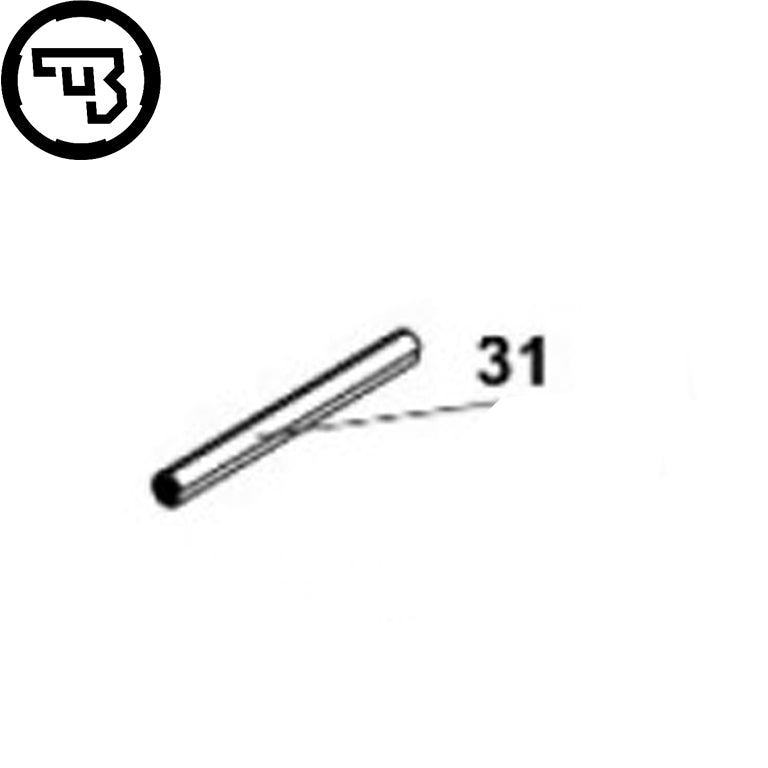 CZ P-10 inserto tacca di mira perno arrotolato posteriore | parte n.31