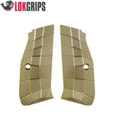 CZ Shadow 2 Compact guancette Gridlok in ottone