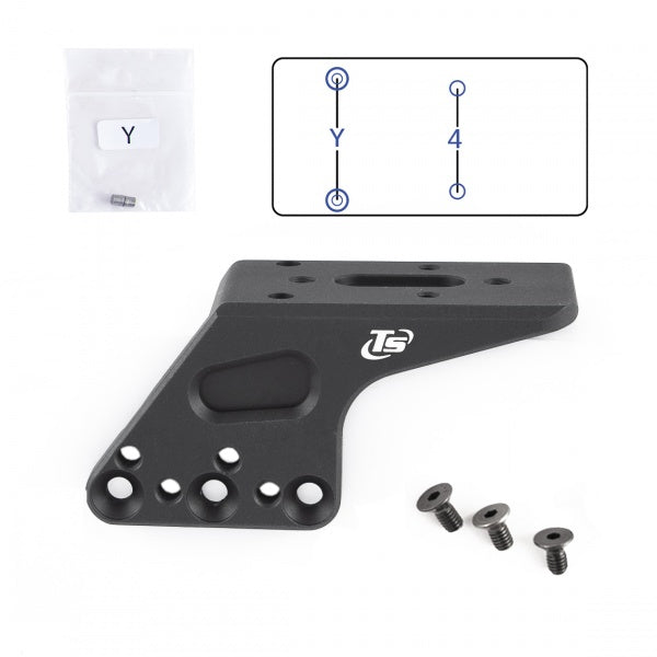 CZ TS 2 attacco red dot laterale | Trijicon RMR impronta