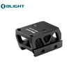 Slitta Picatinny attacco red dot con rialzo [21 mm] | Trijicon RMR impronta