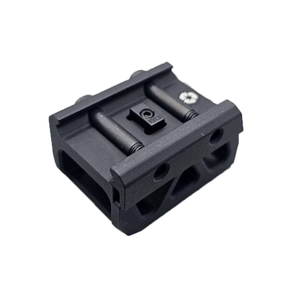 Slitta Picatinny attacco red dot con rialzo [21 mm] | Trijicon RMR impronta