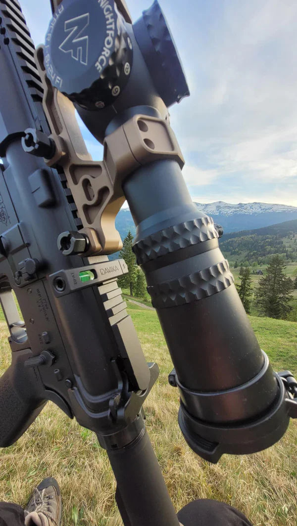 Livella a bolla laterale per cannocchiale da puntamento | Base Picatinny