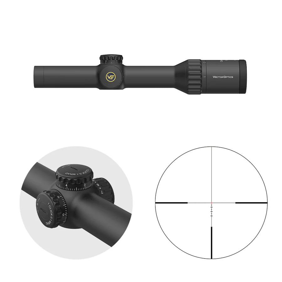 Vector Optics Continental x8 1-8x24SFP ED Fiber cannocchiale