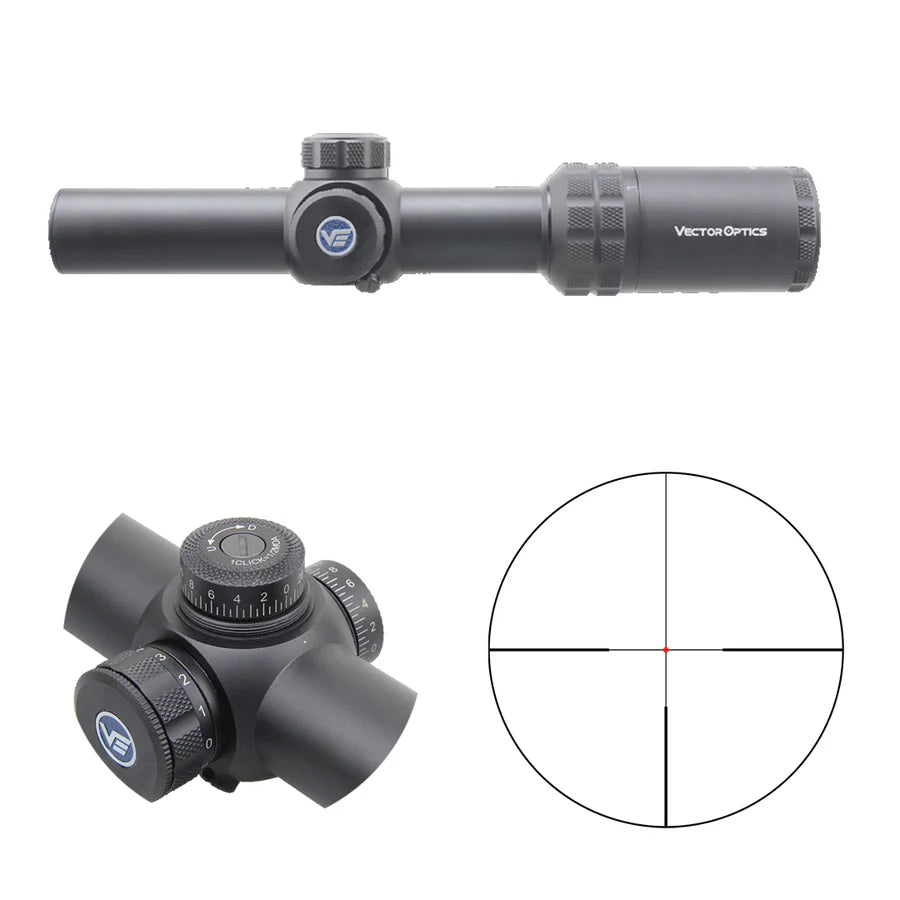 Vector Optics Grizzly 1-4x24 cannocchiale da caccia