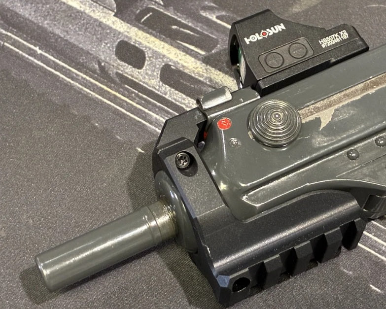 Vz 61 Skorpion attacco red dot with slitta Picatinny / M-Lok | Holosun K-series impronta