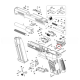 CZ P-10 molla del disconnettore della barra del grilletto
