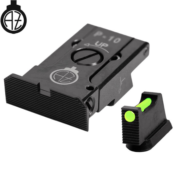 CZ P-10 fully adjustable sight set with fiber optics | type A