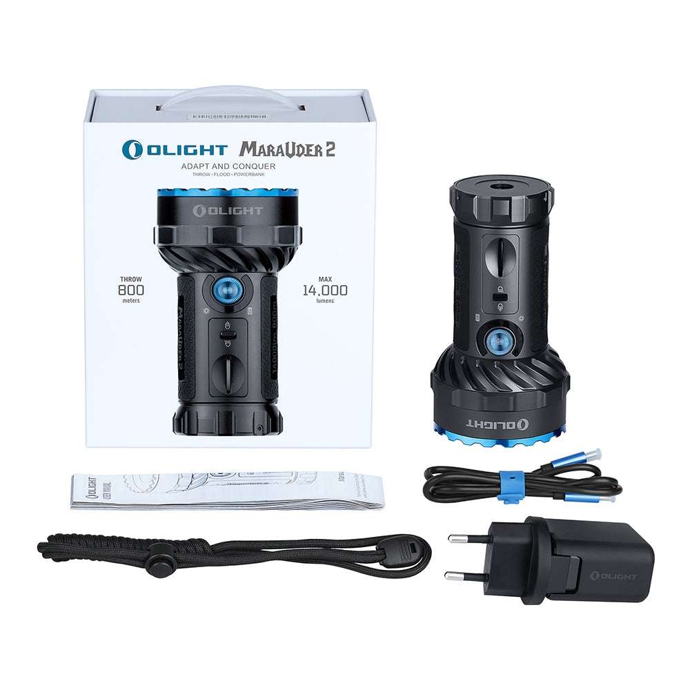 Olight Marauder 2 | torcia ricaricabile ultra potente | 14.000 lm