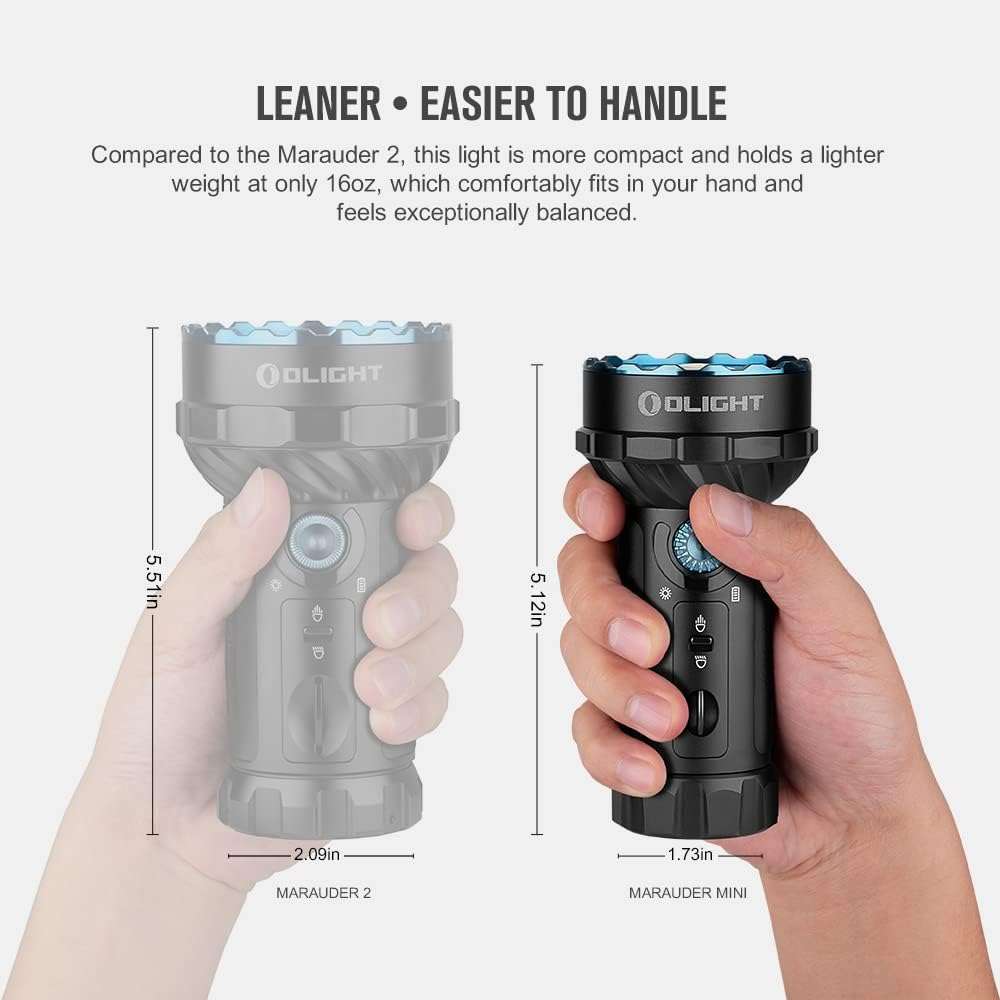 Olight Marauder Mini | torcia ricaricabile multicolore | 7.000 lm