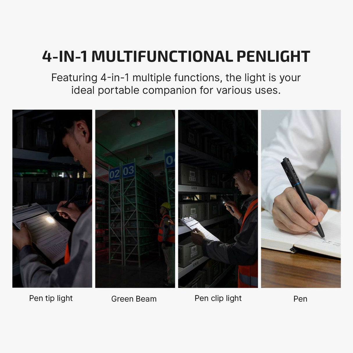 Olight O'Pen 3 | penna luminosa multifunzione | 120 lm + laser verde