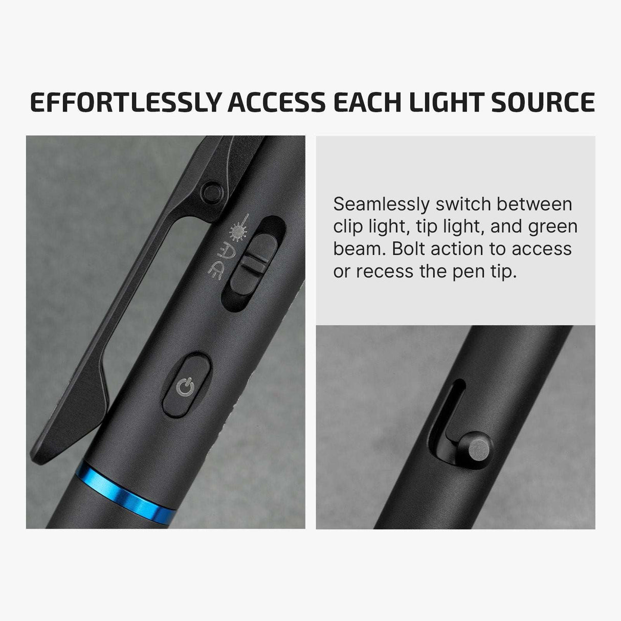 Olight O'Pen 3 | penna luminosa multifunzione | 120 lm + laser verde