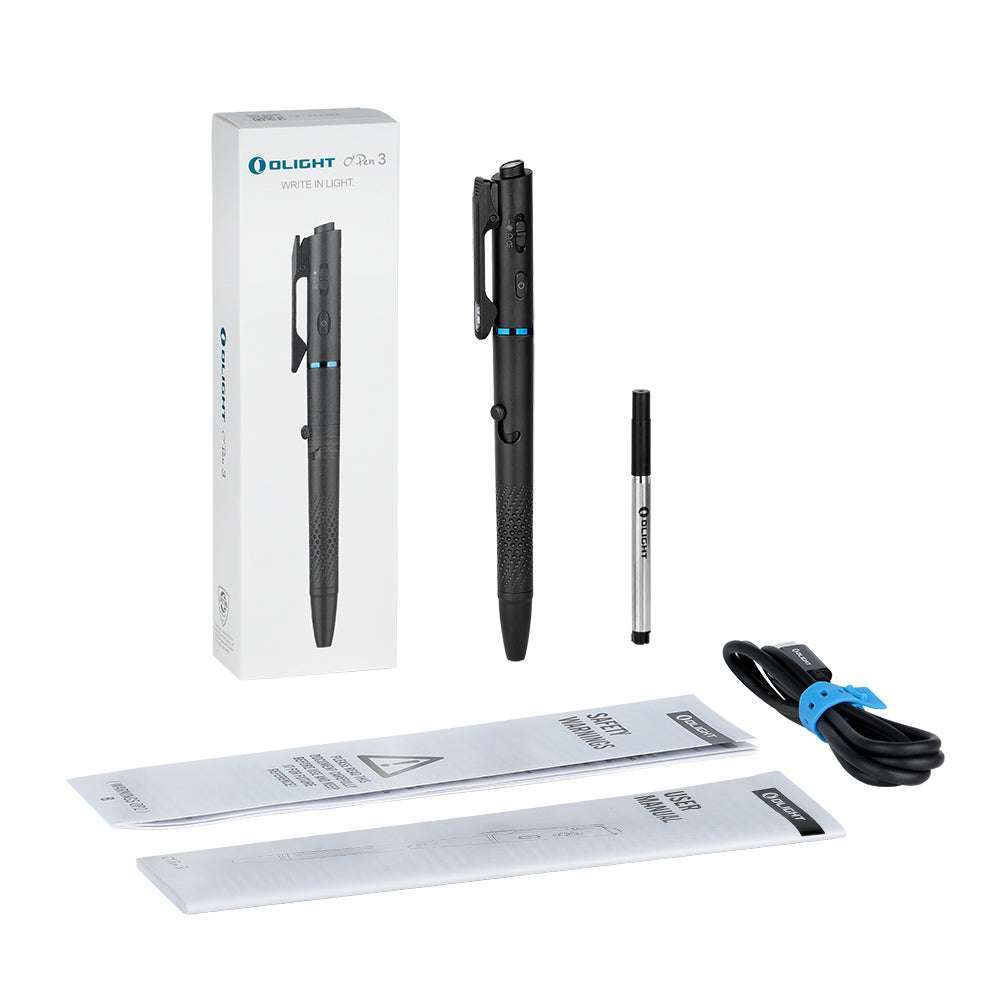 Olight O'Pen 3 | penna luminosa multifunzione | 120 lm + laser verde