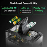 Olight Ostation 2 | caricabatterie intelligente AA/AAA | 3-in-1