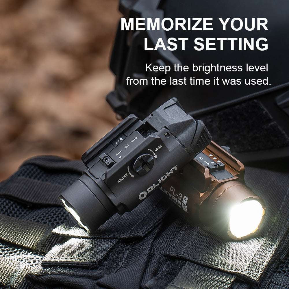 Olight PL-3R Valkyrie | torcia per pistola | 1.500 lm