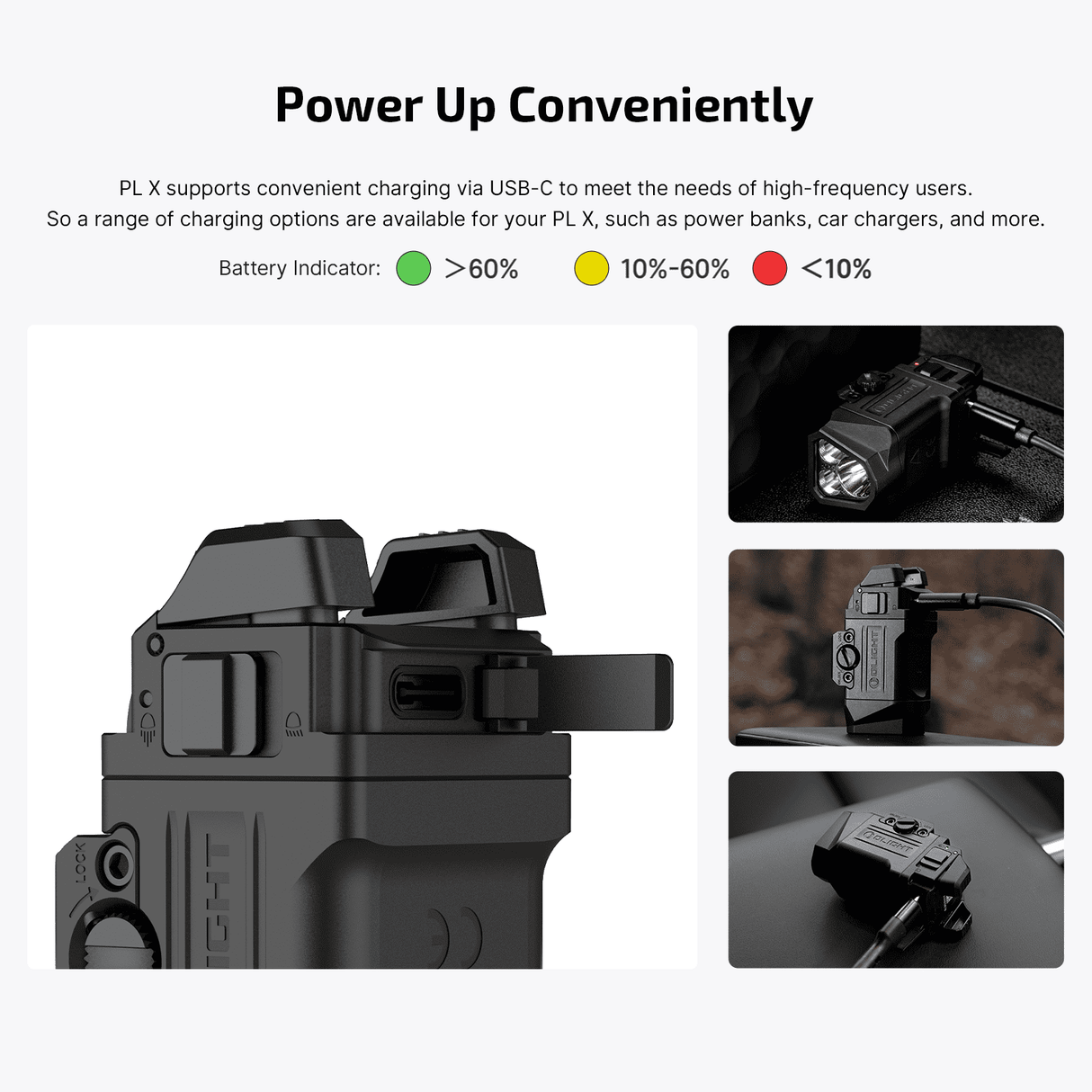 Olight PL X | torcia per pistola | 1.200 lm