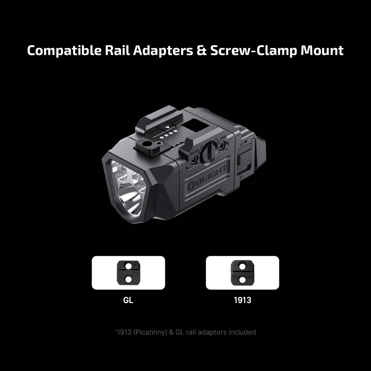 Olight PL X | torcia per pistola | 1.200 lm