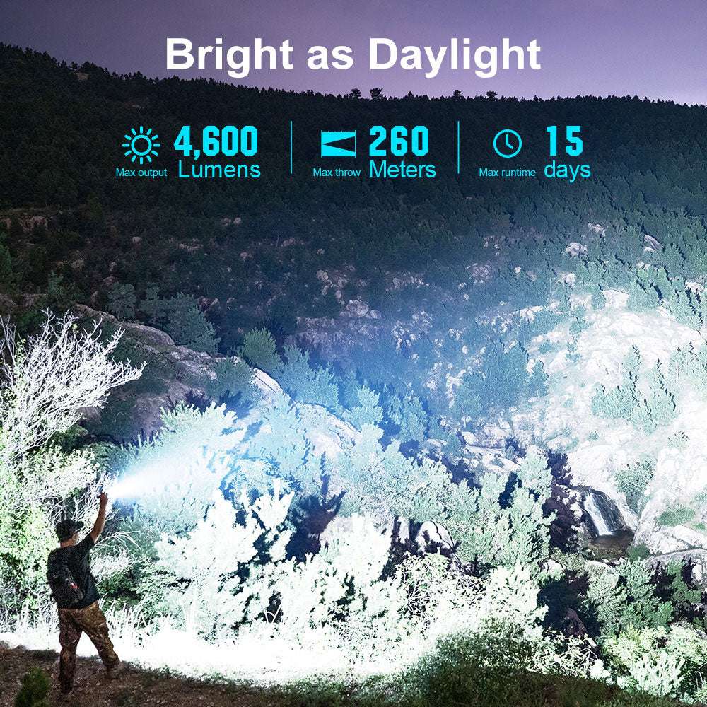 Olight Seeker 4 Pro | torcia ad alta potenza | 4.600 lm