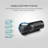 Olight Perun 3 Mini | lampada frontale ricaricabile | 1.250 lm