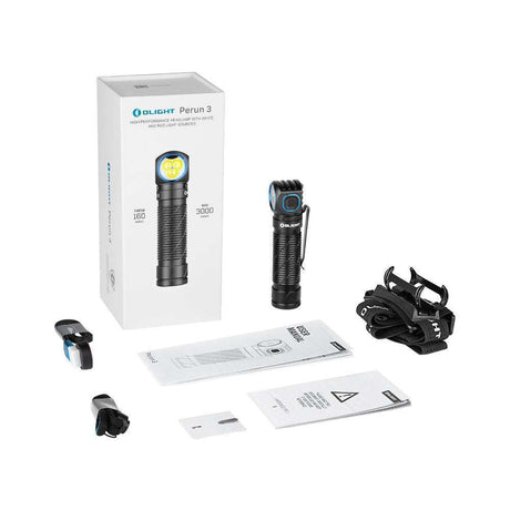 Olight Perun 3 | lampada frontale ricaricabile | 3.000 lm